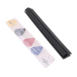 Max Microphone Stand Guitar Pick Holder with 5 Picks for Stage Performance