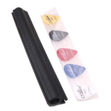 Max Microphone Stand Guitar Pick Holder with 5 Picks for Stage Performance