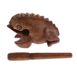 Max Maxb 1 Piece Wooden Frog Percussion Instrument Toy for Children Students Medium