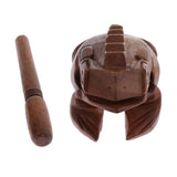 Max Maxb 1 Piece Wooden Frog Percussion Instrument Toy for Children Students Medium