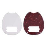 Max Maxb 9 Hole Bass Pickguard for Electric Guitar Bass Parts White