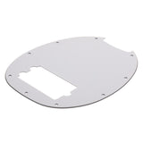 Max Maxb 9 Hole Bass Pickguard for Electric Guitar Bass Parts White