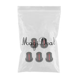 Max Maxb 5pcs Guitar Effect Pedal Knob Amplifier Control Knobs Black+red