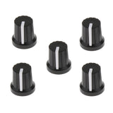 Max Maxb 5pcs Guitar Effect Pedal Knob Amplifier Control Knobs Black+white