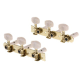 Max 6 String Folk Guitar String Button Tuning Peg Machine Head Tuner Pack of 2