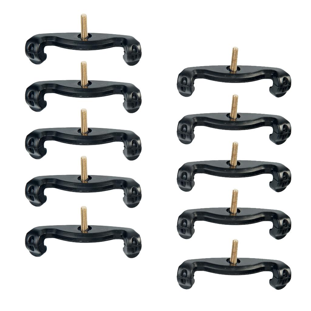 Max Maxb 10PCS Durable Violin Holder Violin Shoulder Rest for Violin Lovers 3-4 4-4