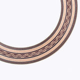 Max 90mm Classical Guitar Wood Inlaid Soundhole Acoustic Guitar Rosette