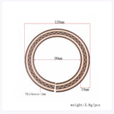 Max 90mm Classical Guitar Wood Inlaid Soundhole Acoustic Guitar Rosette