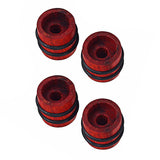 Maxbell 4pcs Electric Guitar Bass Tone Volume Wood Speed Control Knobs Cap