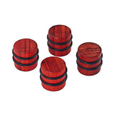 Maxbell 4pcs Electric Guitar Bass Tone Volume Wood Speed Control Knobs Cap