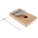 Max Maxb 17 Key Kalimba Mbira Finger Thumb Piano Percussion Instrument Wood