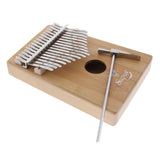 Max Maxb 17 Key Kalimba Mbira Finger Thumb Piano Percussion Instrument Wood