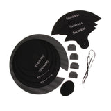 Maxbell 1 Set Cymbal Drum Mute Pads Drum Mute Pad Mat Drum Head Pad for Drum Set