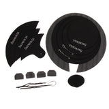 Maxbell 1 Set Cymbal Drum Mute Pads Drum Mute Pad Mat Drum Head Pad for Drum Set