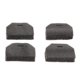 Maxbell 1 Set Cymbal Drum Mute Pads Drum Mute Pad Mat Drum Head Pad for Drum Set