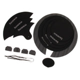 Maxbell 1 Set Cymbal Drum Mute Pads Drum Mute Pad Mat Drum Head Pad for Drum Set