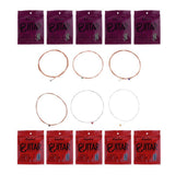 Max Maxb 5 Sets Acoustic Guitar Strings Steel Core Wire for 6 String Guitar TX620S