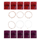 Max Maxb 5 Sets Acoustic Guitar Strings Steel Core Wire for 6 String Guitar TX620S