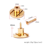 Max 2 Pieces Round Guitar String Tree Retainer Buckle Bass Accessories