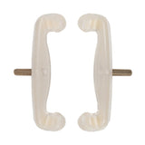 Max 10 Pieces Violin Shoulder Rest Feet White Violin Replacement Parts 3-4 4-4