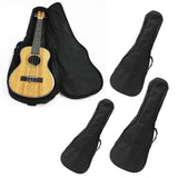 Max Black Ukulele Guitar Gig Bag Uke Case Padded Carry Bag Backpack 21inch