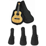 Max Black Ukulele Guitar Gig Bag Uke Case Padded Carry Bag Backpack 21inch