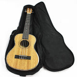 Max Black Ukulele Guitar Gig Bag Uke Case Padded Carry Bag Backpack 26inch