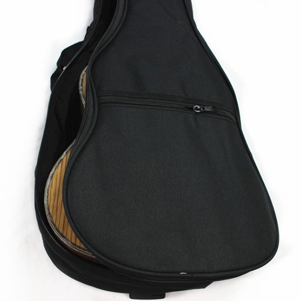 Max Black Ukulele Guitar Gig Bag Uke Case Padded Carry Bag Backpack 26inch