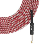 Maxbell 6m Instrument Cable 1/4inch Amp Cord for Electric Guitar Bass Parts Pink