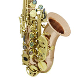 Maxbell Professional Soprano Saxophone Sax Wind Instrument Pink