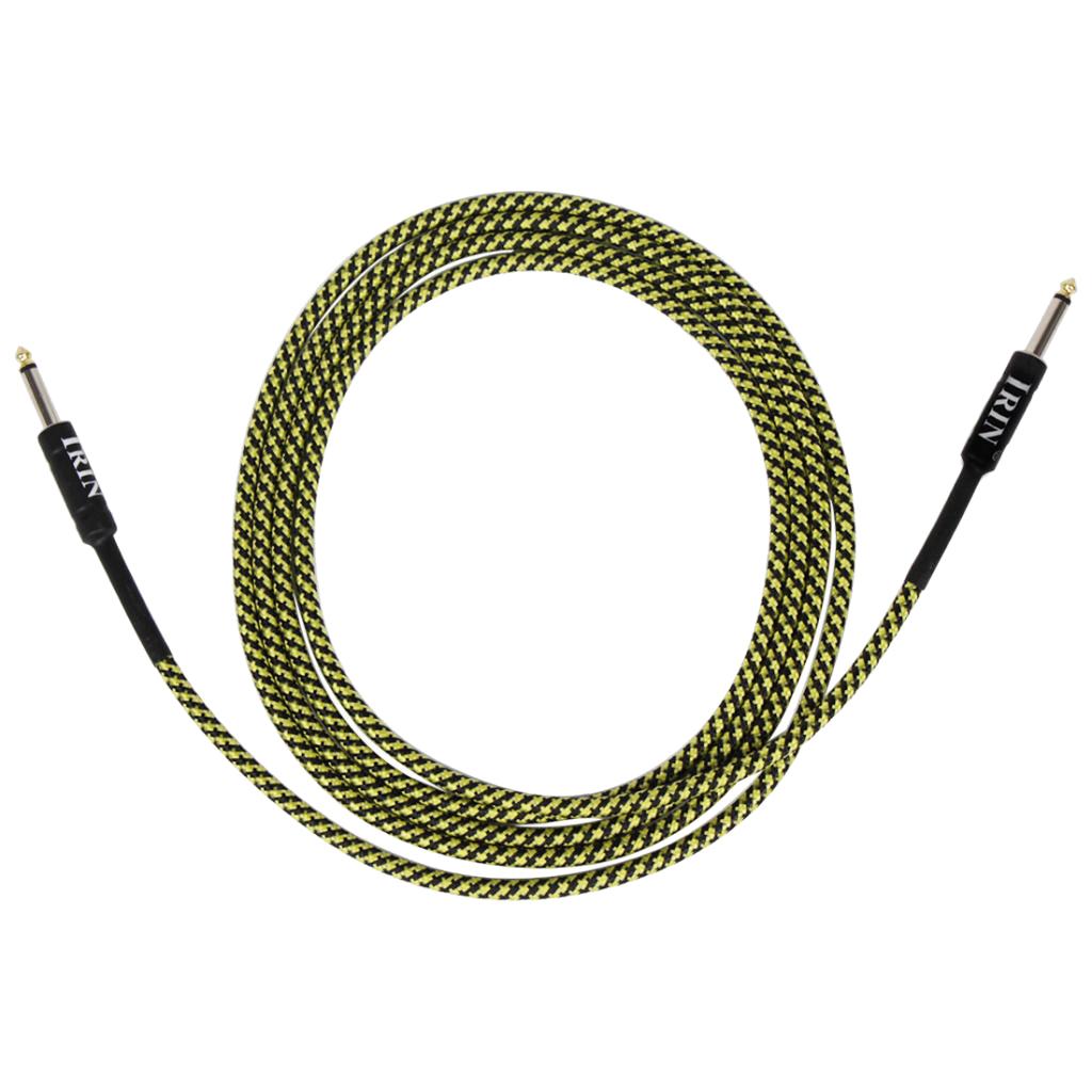 Maxbell 6.5mm Guitar Connection Cable for Electric Bass Guitar Accessory Yellow