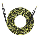 Maxbell 6.5mm Guitar Connection Cable for Electric Bass Guitar Accessory Yellow