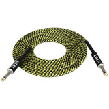 Maxbell 6.5mm Guitar Connection Cable for Electric Bass Guitar Accessory Yellow