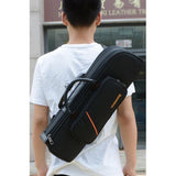 Maxbell Comfortable Adjustable Shoulder Strap Trumpet Padded Gig Bag Big Case Black