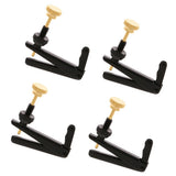 Max Maxb 4pcs Cello Fine Tuners String Adjusters for Violin Cello Accessories 4-4-3-4