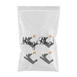 Max Maxb 4pcs Cello Fine Tuners String Adjusters for Violin Cello Accessories 4-4-3-4