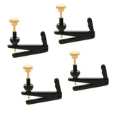 Max Maxb 4pcs Cello Fine Tuners String Adjusters for Violin Cello Accessories 4-4-3-4