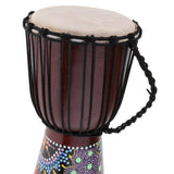 Maxbell 1 Piece Mahogany Djembe African Drum Hand Percussion 8inch