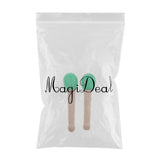 Max Maxb 2 Pcs Wooden Sand Hammer Handbell for Kids Learning Educational Toys Green