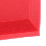 Max Maxb 6 Pieces Sound Stop Acoustic Foam Panel Soundproofing Board  Pad Red