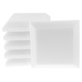 Max Maxb 6 Pieces Sound Stop Acoustic Foam Panel Soundproofing Board  Pad White