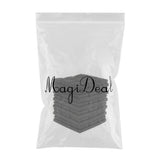 Max Maxb 6pcs Acoustic Wedge Foam Sound Absorption Panels for Audio Equipment Black