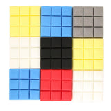 Max Maxb 6pcs Acoustic Wedge Foam Sound Absorption Panels for Audio Equipment Black