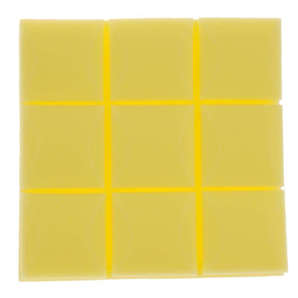 Max Maxb 6pcs Acoustic Wedge Foam Sound Absorption Panels for Audio Equipment Yellow