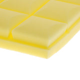 Max Maxb 6pcs Acoustic Wedge Foam Sound Absorption Panels for Audio Equipment Yellow