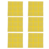Max Maxb 6pcs Acoustic Wedge Foam Sound Absorption Panels for Audio Equipment Yellow