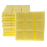 Max Maxb 6pcs Acoustic Wedge Foam Sound Absorption Panels for Audio Equipment Yellow