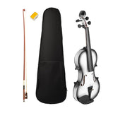 Max Solid Wood Violin Set with Rosin Bow Case for Beginners Students 3-4