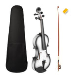 Max Solid Wood Violin Set with Rosin Bow Case for Beginners Students 1-4