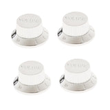 Max Maxb 4pcs Guitar Speed Control Knobs Volume Knobs for ST Guitar Silver